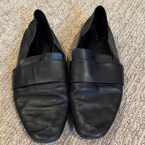 Black Leather Vince Women’s Shoes (US 9)